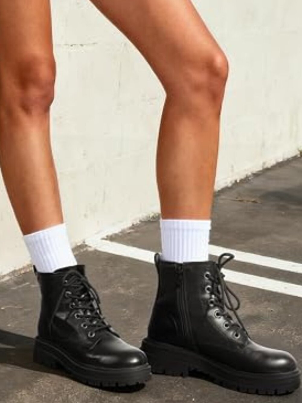 Women's Combat Boots Lace-up Ankle Boots